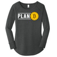 Plan Bitcoin Women's Perfect Tri Tunic Long Sleeve Shirt