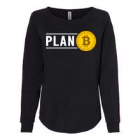 Plan Bitcoin Womens California Wash Sweatshirt