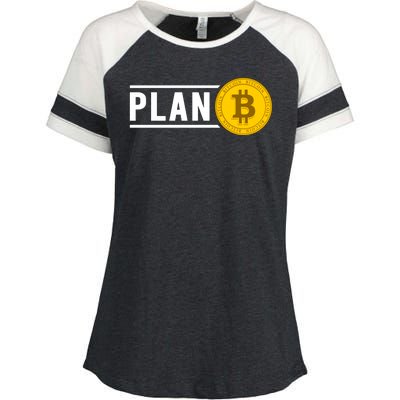 Plan Bitcoin Enza Ladies Jersey Colorblock Tee