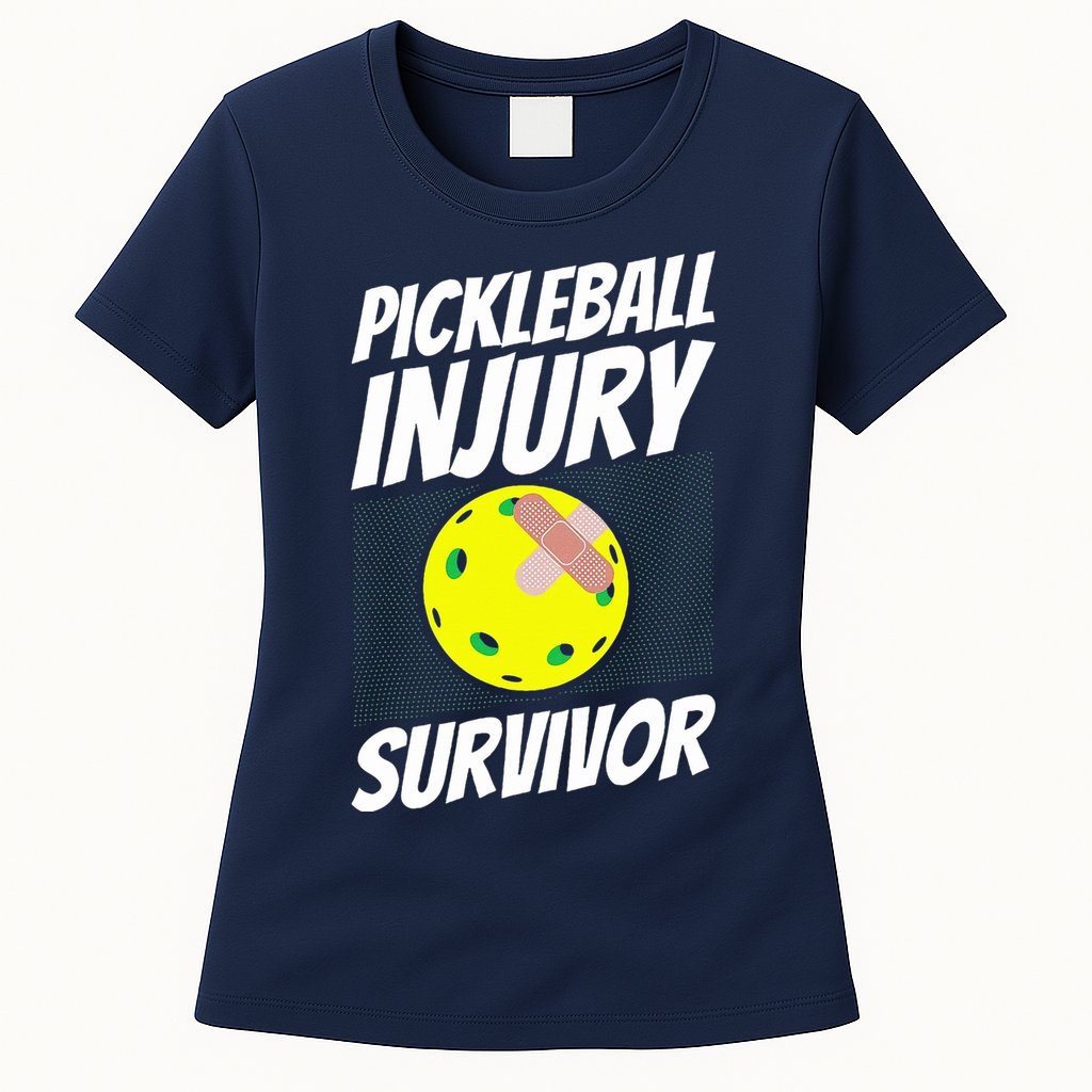 Pickleball BandAid Pickleball Injury Survivor Womens T-Shirt