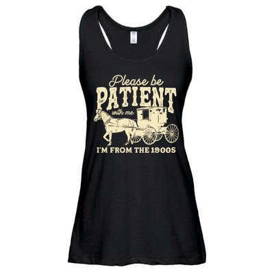 Please Be Patient With Me Im From The 1900s Ladies Essential Flowy Tank