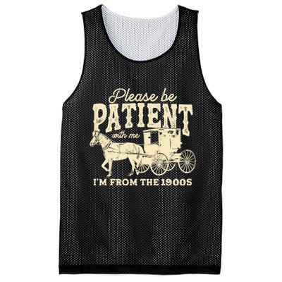 Please Be Patient With Me Im From The 1900s Mesh Reversible Basketball Jersey Tank