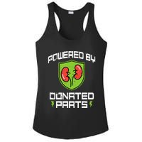 Powered By Parts Organ Transplant Kidney Surgery Ladies PosiCharge Competitor Racerback Tank