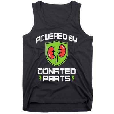 Powered By Parts Organ Transplant Kidney Surgery Tank Top