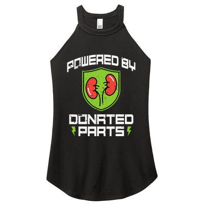 Powered By Parts Organ Transplant Kidney Surgery Women's Perfect Tri Rocker Tank