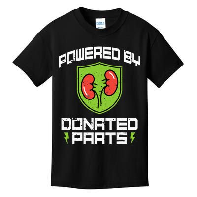 Powered By Parts Organ Transplant Kidney Surgery Kids T-Shirt