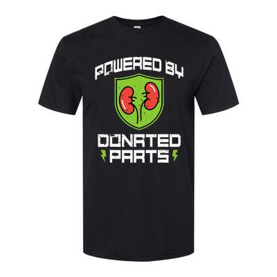 Powered By Parts Organ Transplant Kidney Surgery Softstyle CVC T-Shirt