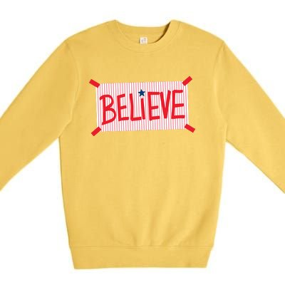 Philly Believe Philadelphia Baseball Premium Crewneck Sweatshirt