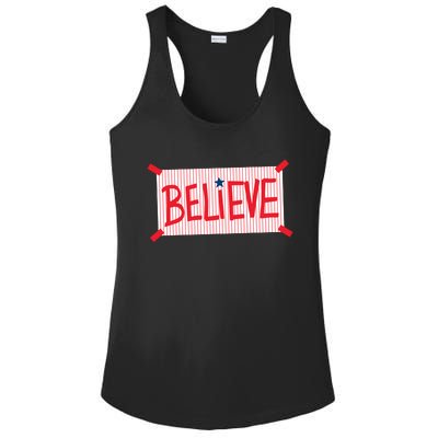 Philly Believe Philadelphia Baseball Ladies PosiCharge Competitor Racerback Tank