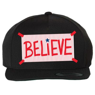 Philly Believe Philadelphia Baseball Wool Snapback Cap