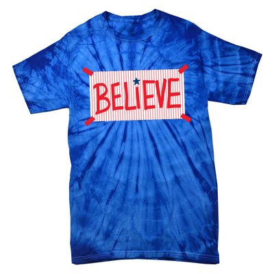 Philly Believe Philadelphia Baseball Tie-Dye T-Shirt