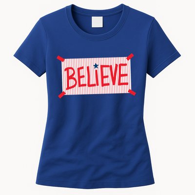 Philly Believe Philadelphia Baseball Womens T-Shirt
