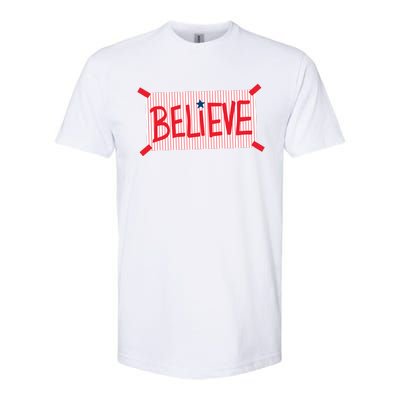 Philly Believe Philadelphia Baseball Softstyle CVC T-Shirt