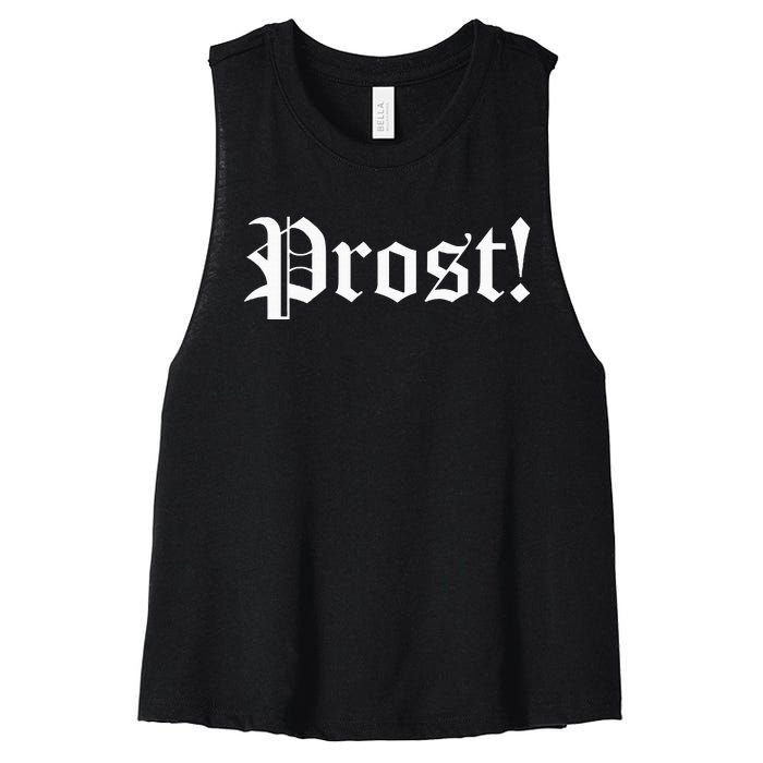 Prost Beer Women's Racerback Cropped Tank