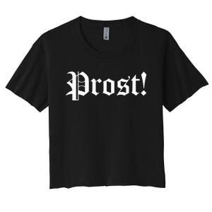 Prost Beer Women's Crop Top Tee