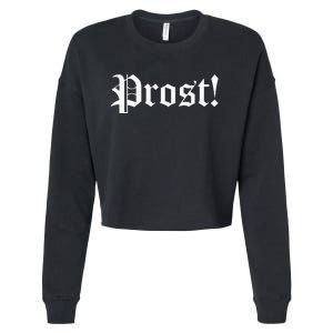 Prost Beer Cropped Pullover Crew