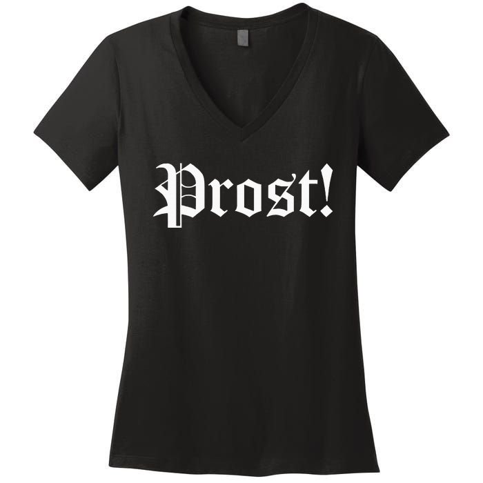 Prost Beer Women's V-Neck T-Shirt