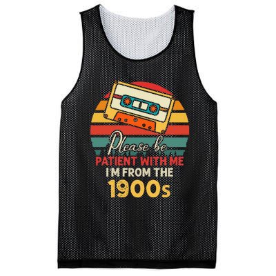 Please Be Patient With Me IM From The 1900s Mesh Reversible Basketball Jersey Tank