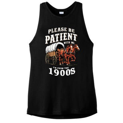 Please Be Patient With Me IM From The 1900s Vintage Ladies PosiCharge Tri-Blend Wicking Tank