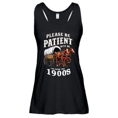 Please Be Patient With Me IM From The 1900s Vintage Ladies Essential Flowy Tank