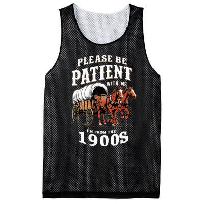 Please Be Patient With Me IM From The 1900s Vintage Mesh Reversible Basketball Jersey Tank