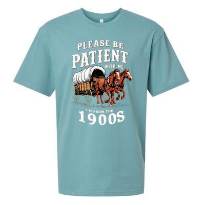 Please Be Patient With Me IM From The 1900s Vintage Sueded Cloud Jersey T-Shirt