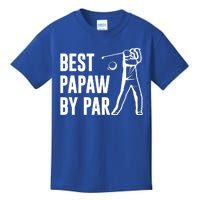 Papaw By Par Fathers Day Gift Golf Lover Gift Kids T-Shirt