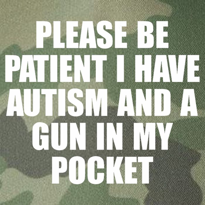 Please Be Patient I Have Autism And A Gun In My Pocket Legacy Tie Dye Trucker Hat
