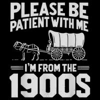 Please Be Patient IM From The 1900s Funny Over The Hill Drawstring Bag