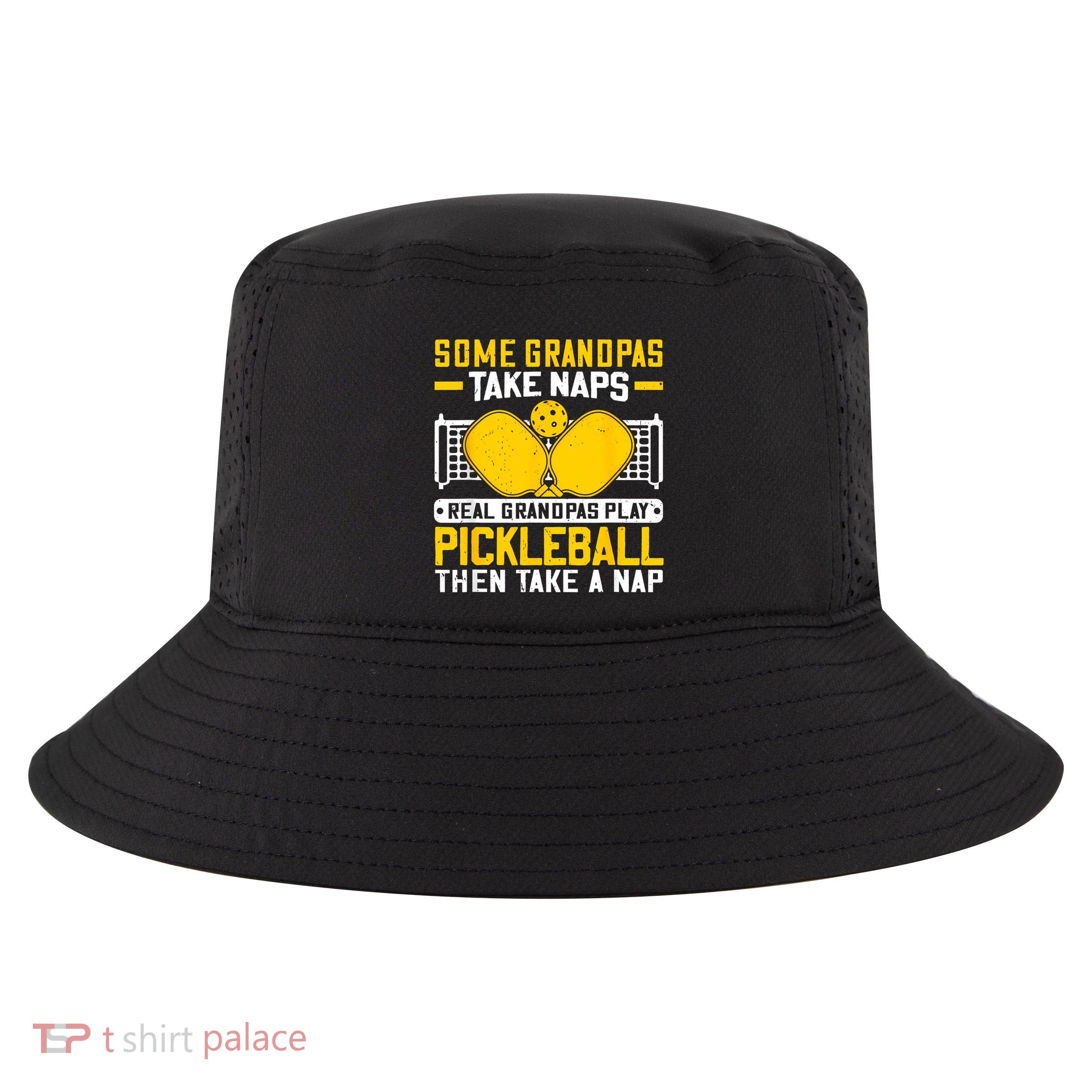 Pickle Ball Player Coach Grandpa For Paddleball Lover Fans Cool Comfort Performance Bucket Hat