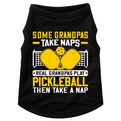 Pickle Ball Player Coach Grandpa For Paddleball Lover Fans Doggie Tank