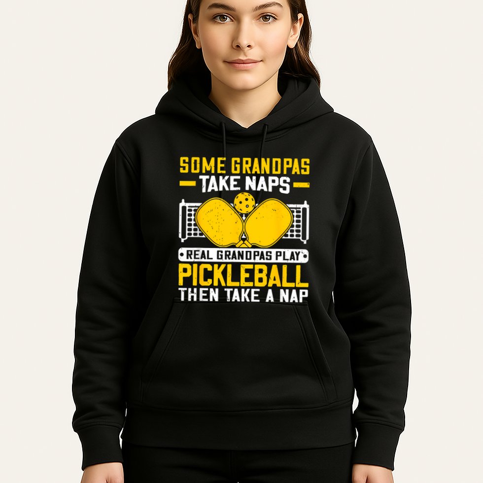 Pickle Ball Player Coach Grandpa For Paddleball Lover Fans Hoodie