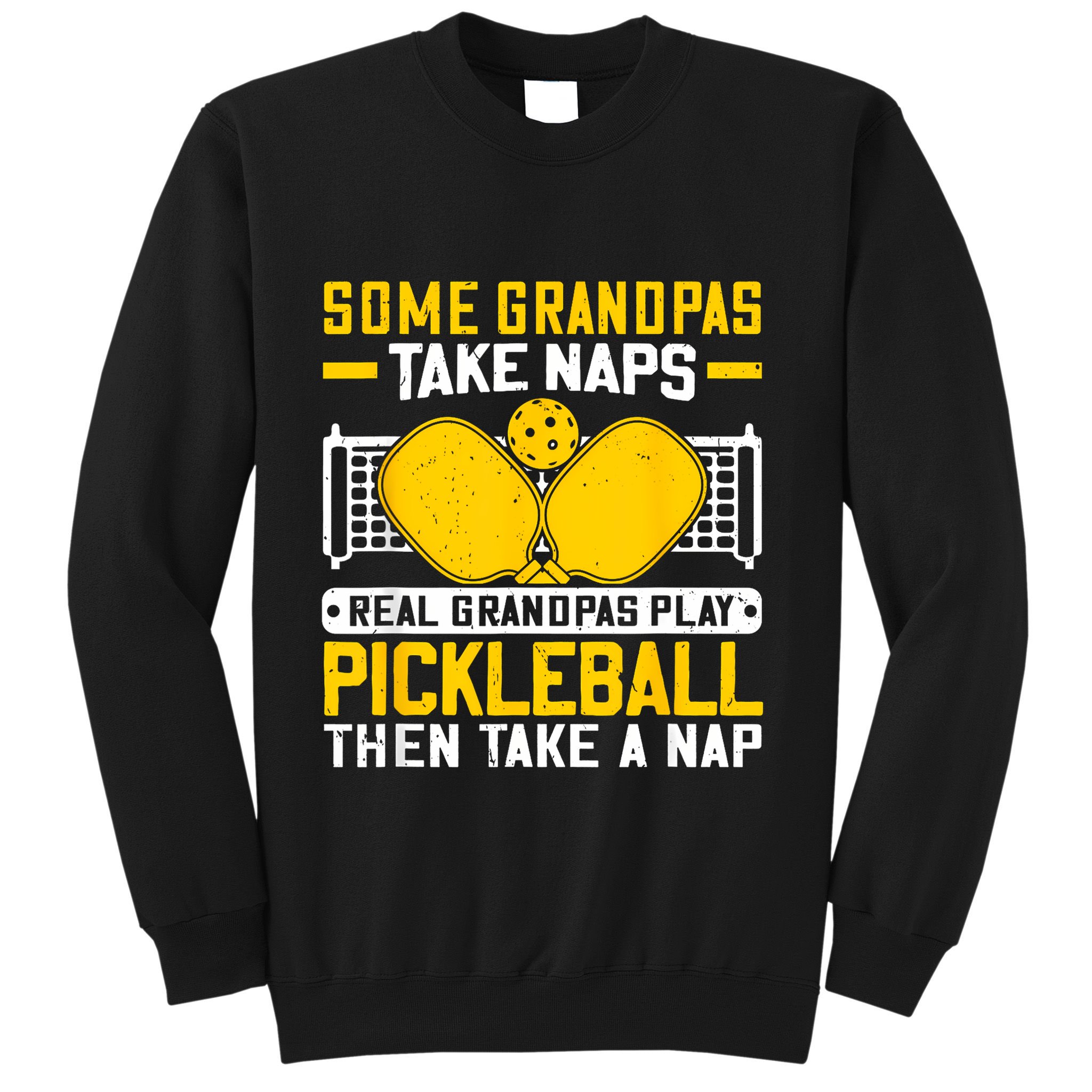 Pickle Ball Player Coach Grandpa For Paddleball Lover Fans Sweatshirt