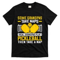 Pickle Ball Player Coach Grandpa For Paddleball Lover Fans T-Shirt