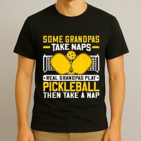 Pickle Ball Player Coach Grandpa For Paddleball Lover Fans T-Shirt