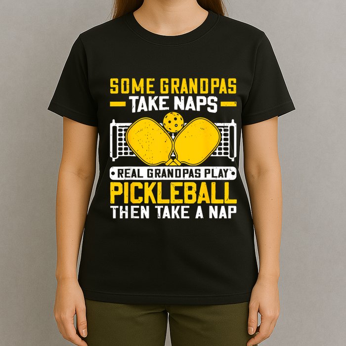 Pickle Ball Player Coach Grandpa For Paddleball Lover Fans T-Shirt
