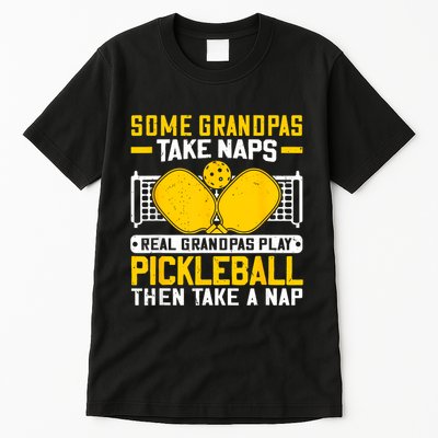 Pickle Ball Player Coach Grandpa For Paddleball Lover Fans Tall T-Shirt