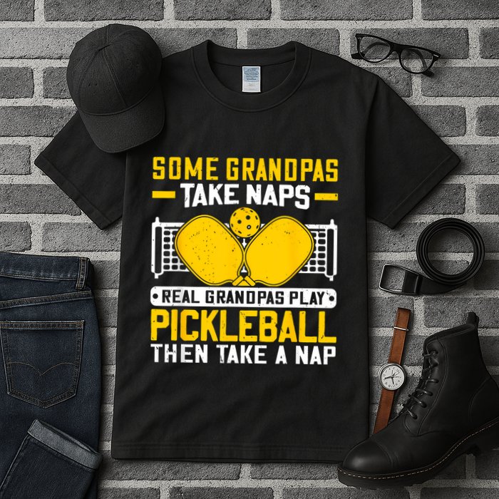 Pickle Ball Player Coach Grandpa For Paddleball Lover Fans Tall T-Shirt
