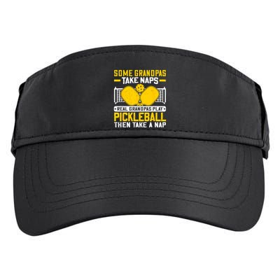 Pickle Ball Player Coach Grandpa For Paddleball Lover Fans Adult Drive Performance Visor