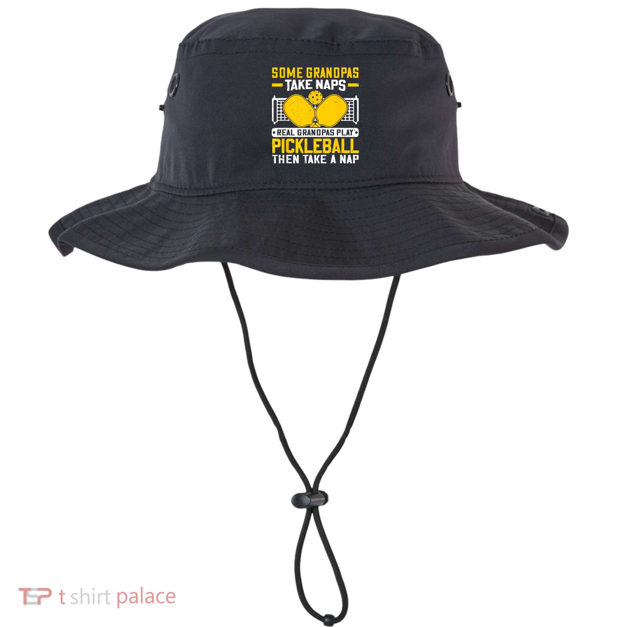Pickle Ball Player Coach Grandpa For Paddleball Lover Fans Bucket Hat