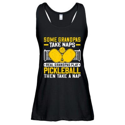 Pickle Ball Player Coach Grandpa For Paddleball Lover Fans Ladies Essential Flowy Tank