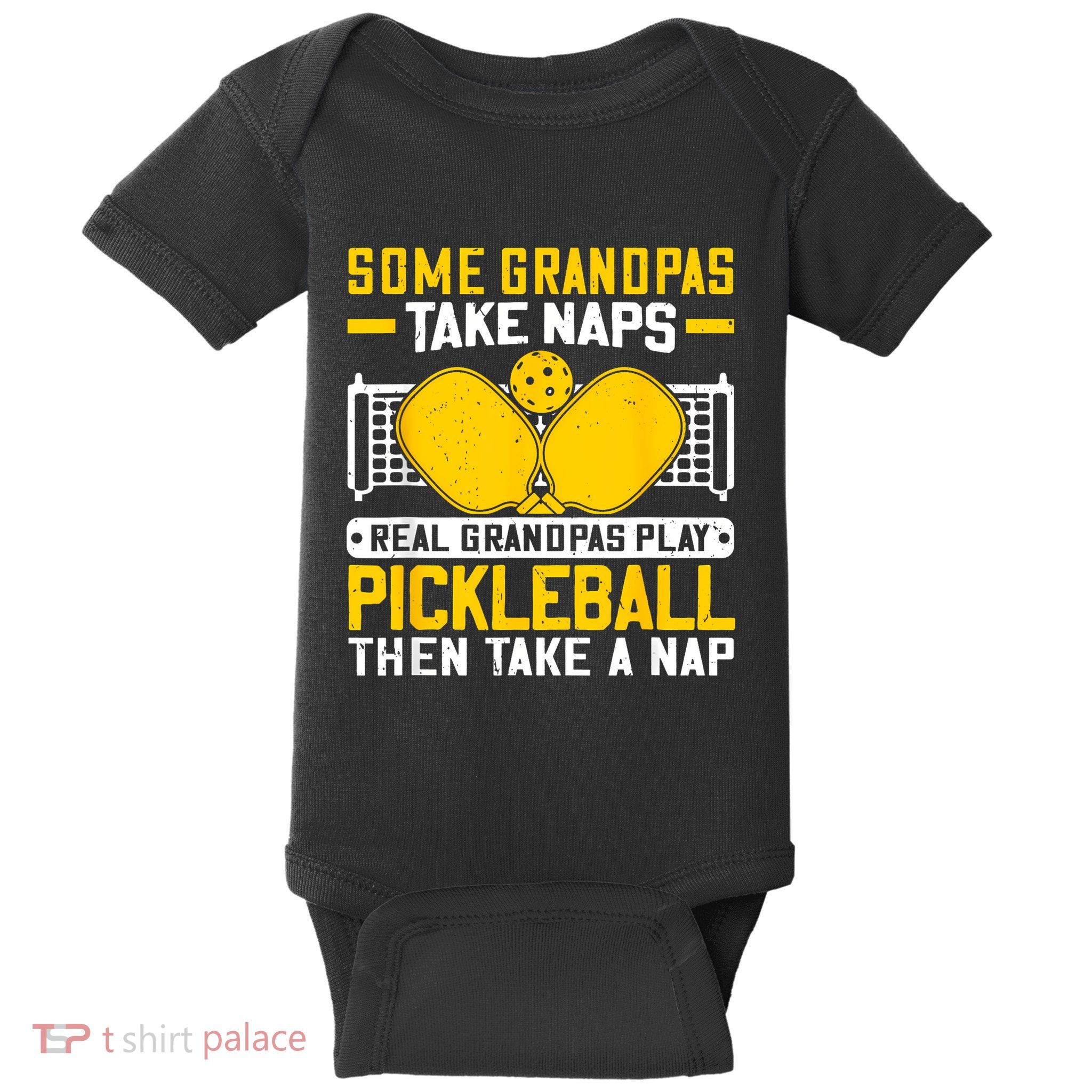 Pickle Ball Player Coach Grandpa For Paddleball Lover Fans Baby Bodysuit