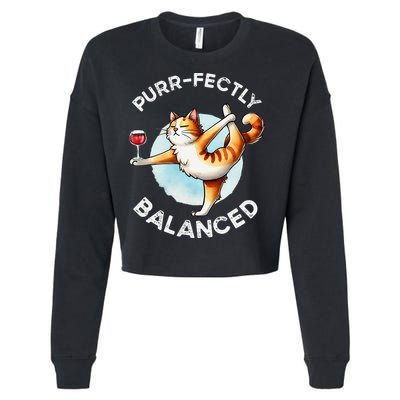 Purfectly Balanced Cropped Pullover Crew