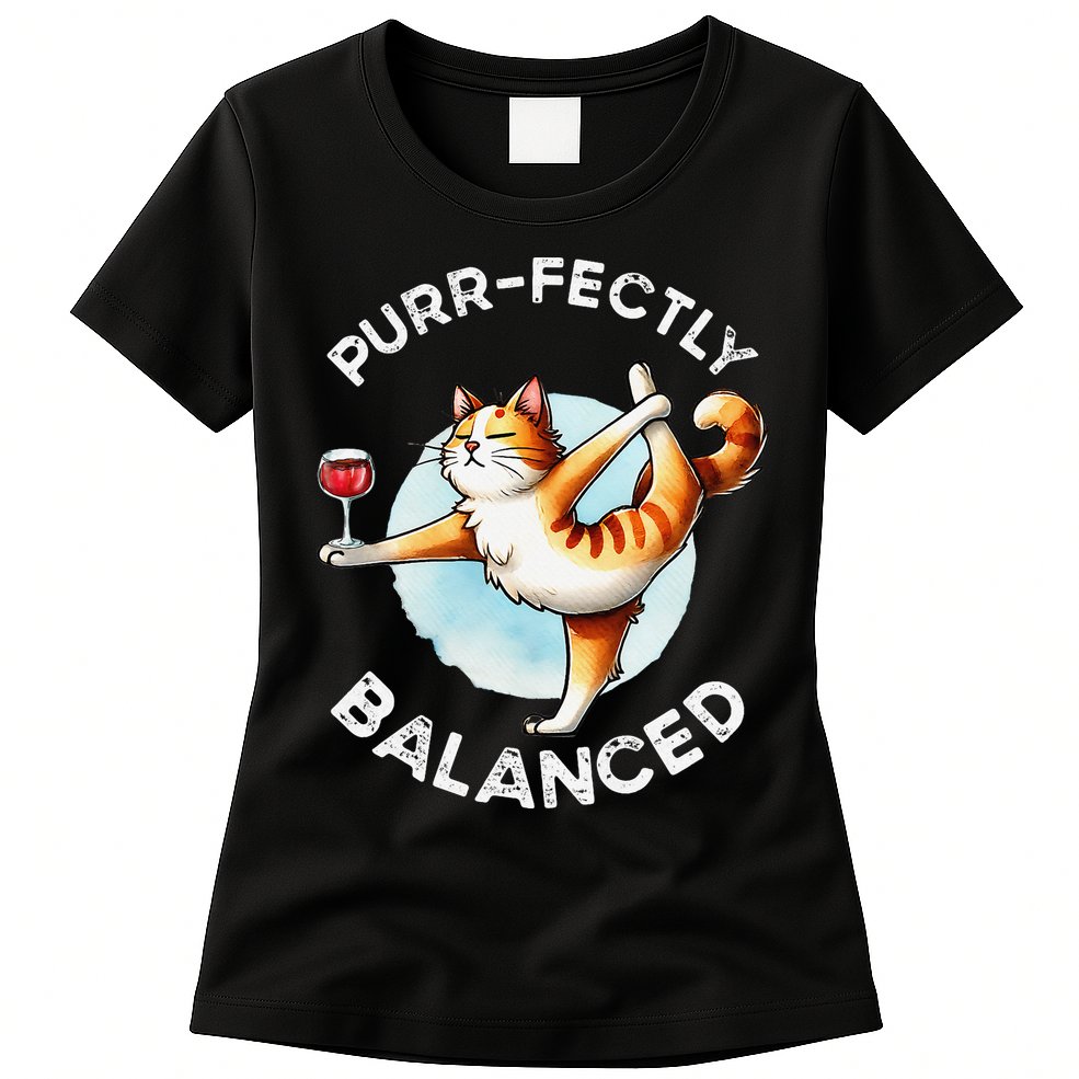 Purfectly Balanced Womens T-Shirt