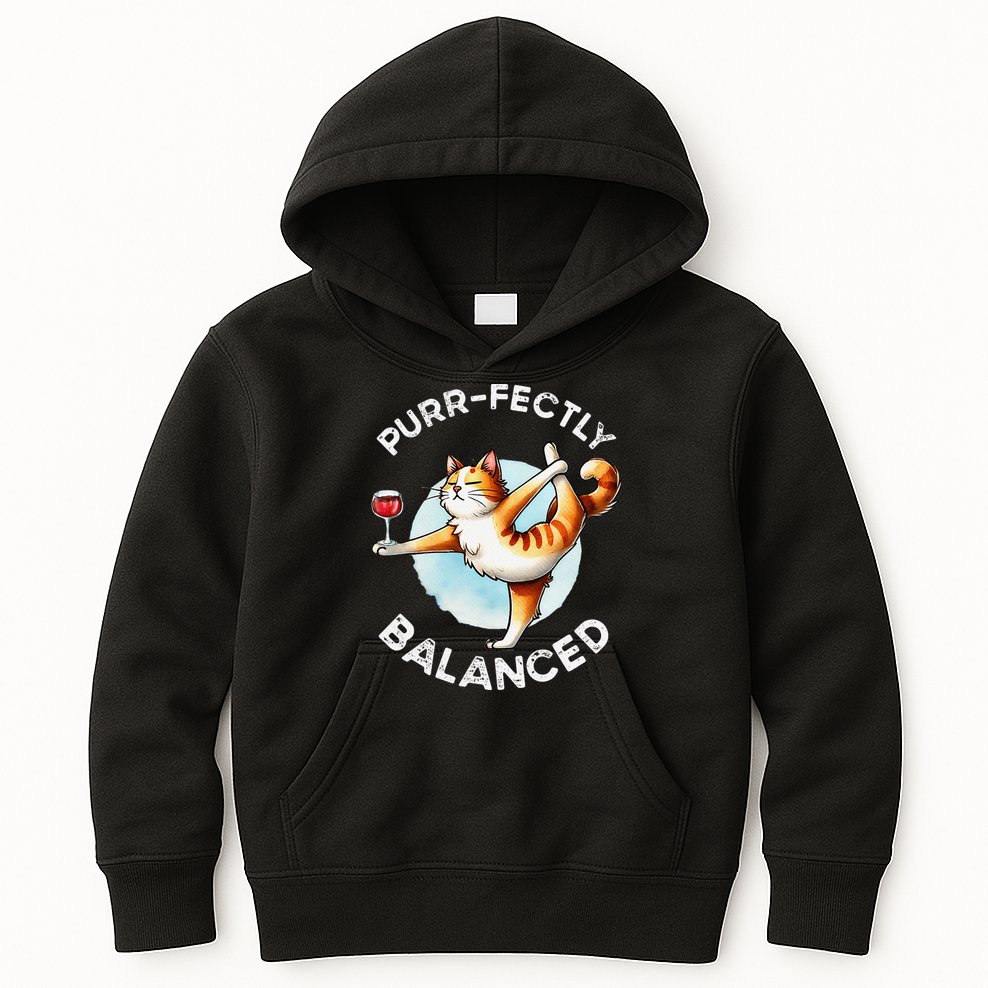Purfectly Balanced Kids Hoodie