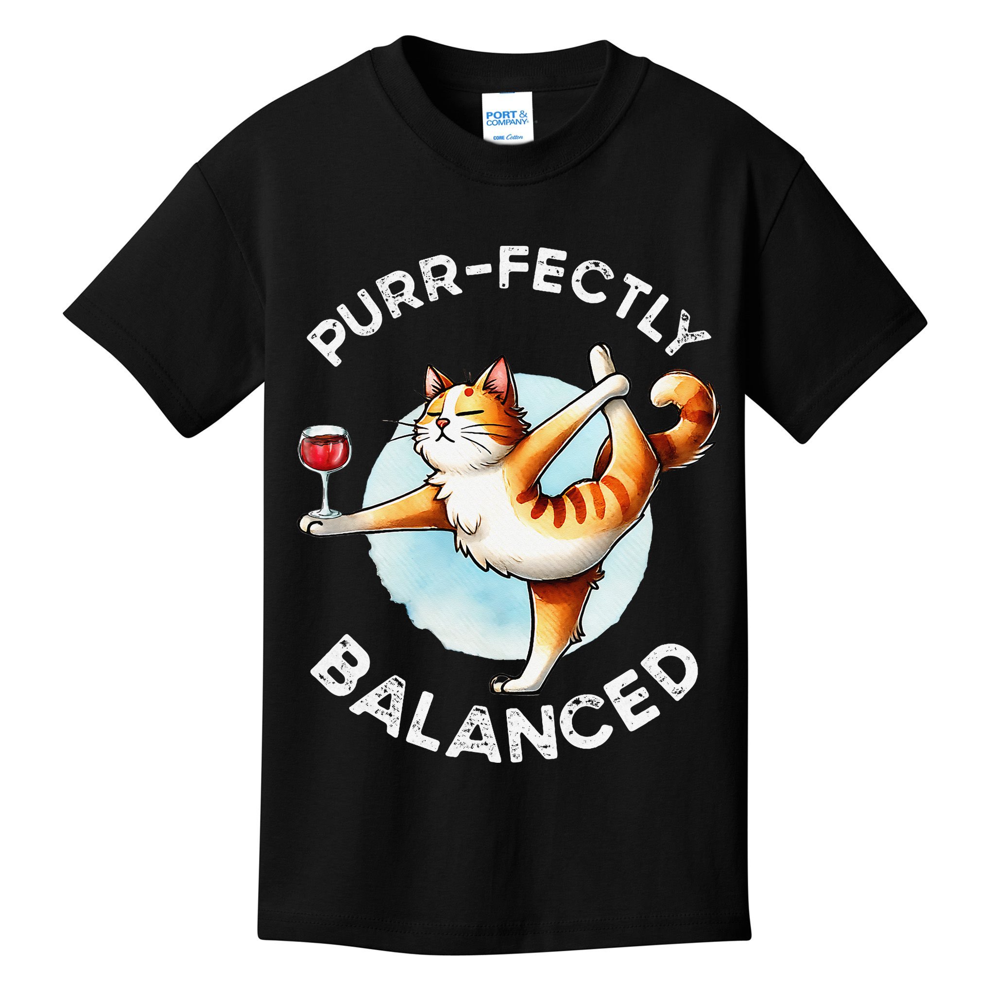 Purfectly Balanced Kids T-Shirt