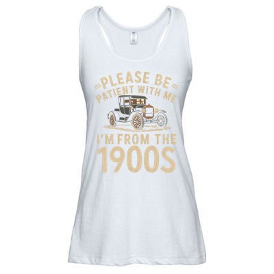 Please Be Patient With Me I'm From The 1900s Vintage Car Ladies Essential Flowy Tank