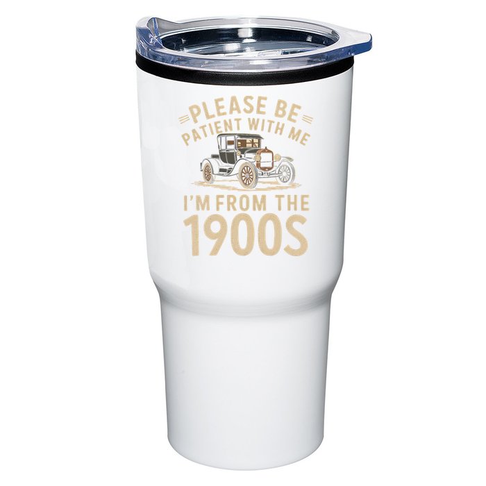 Please Be Patient With Me I'm From The 1900s Vintage Car Tumbler