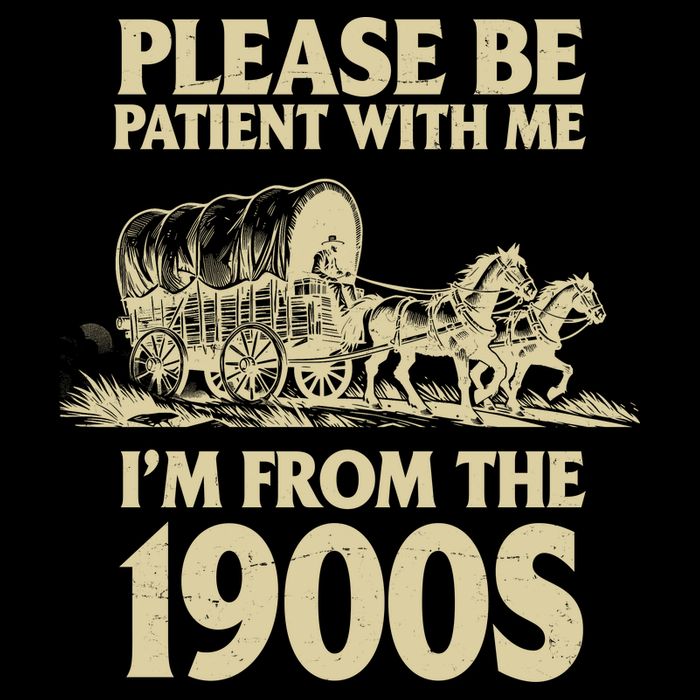 Please Be Patient With Me I'm From 1900s Zip Tote Bag