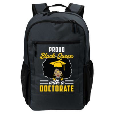 Proud Black Queen Phd Doctorate Degree Graduation Great Gift Daily Commute Backpack